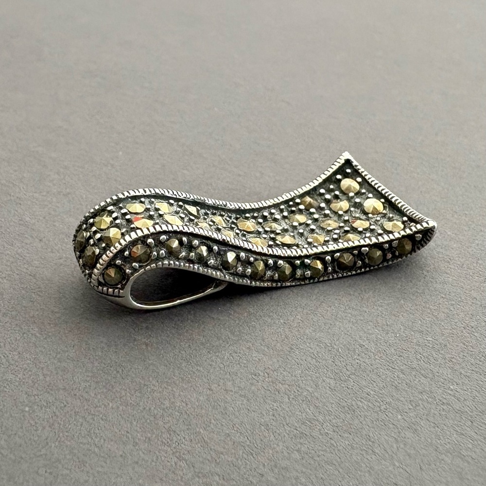 Sterling Silver Marcasite Pendant